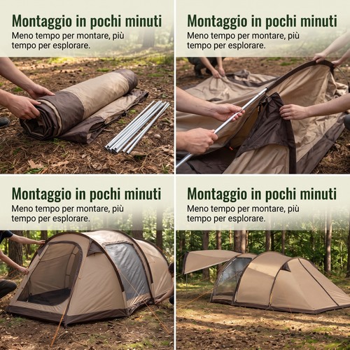 Tenda tunnel campeggio - tenda,