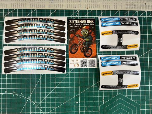 Set decalcomanie adesivi ruote