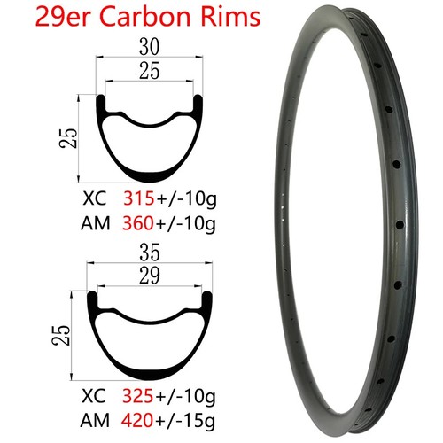 Cerchi carbonio 29er - in,