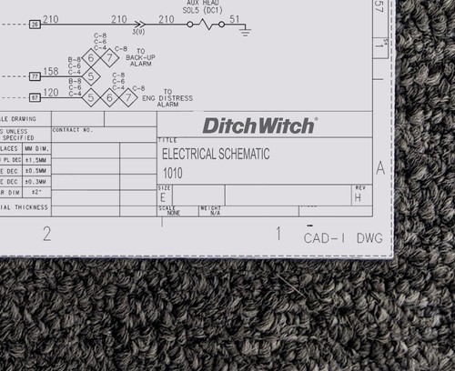 Ditch witch trencher 1010 - ditch,