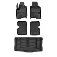 Frogum TPE Pro-Line Tappetini+Portabagagli Set per Fiat Panda III dal 2011 TPE s