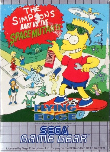 Game gear simpson - gear, bart