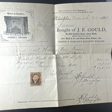 1869 Musicista J.E Gould