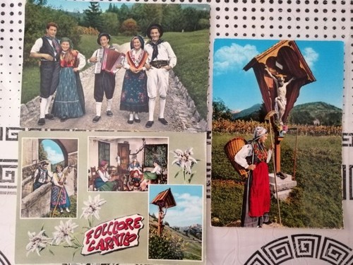 Lotto cartoline costumi zone - e,