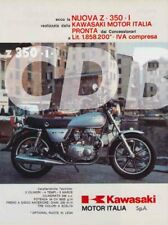 advertising Pubblicità brochure-MOTO KAWASAKI Z 350 '79-MOTOGIAPPONESI-MOTOSPORT