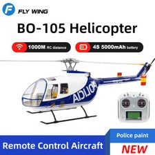 FLY WING BO-105 elicottero radiocomandato 10CH M10 GPS 4 lame una chiave ritorno aereo RTF