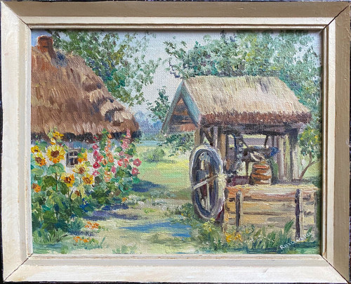 Dipinto olio undeutl - dipinto,