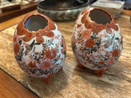 Vases porcelaine kutani - kutani,