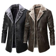 Giacca di pelle uomo cappotto