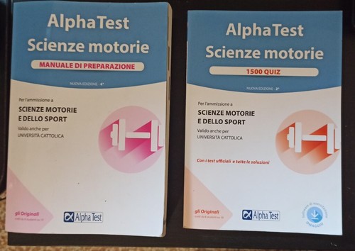 Alpha test scienze motorie - test,