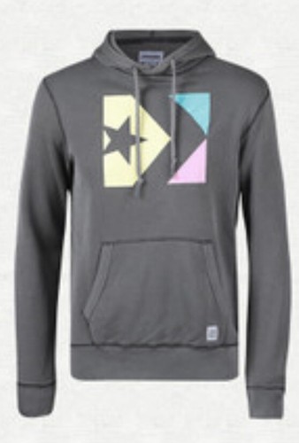 Felpa con cappuccio converse - con,