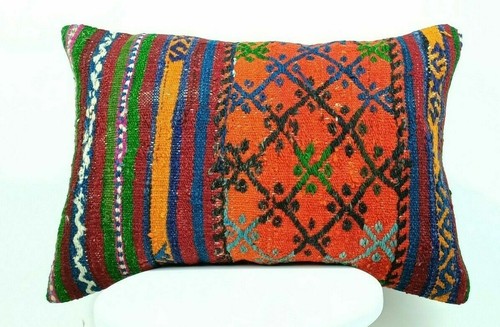 Copricuscino kilim 16x24 fatto - copricuscino,