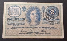 DUE CORONE ZWEI KRONEN KET 2 OCCUPAZIONE DANNUNZIANA CITTÀ DI FIUME 1914