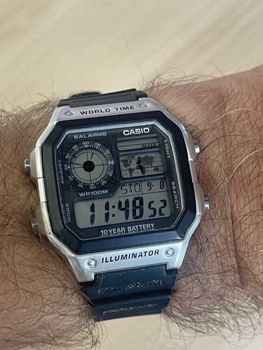 Montre casio 1200wh - montre,