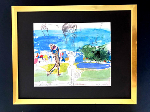Leroy neiman nick faldo - +,