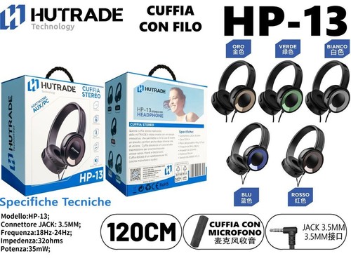 Hutrade cuffie stereo - hutrade,