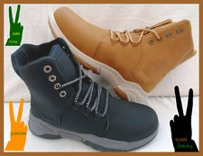 stivali uomo scarponcini stivaletti trekking nero senape 45 44 43 42 41 40  VV