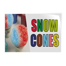 Decal Stickers Snow Cones