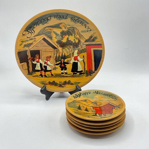 Set piatti vintage - piatti, norvegesi