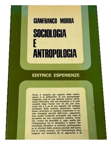 Sociologia antropologia - sociologia, e