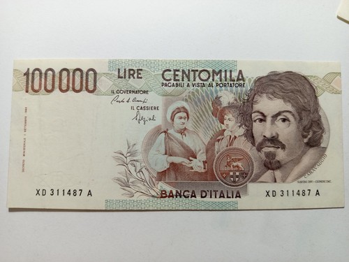 100 000 lire caravaggio - 100, tipo