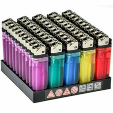 Accendini colorati a pietrina economici Trasparenti Vari colori  50