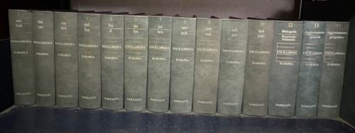 Enciclopedia europea garzanti - europea,