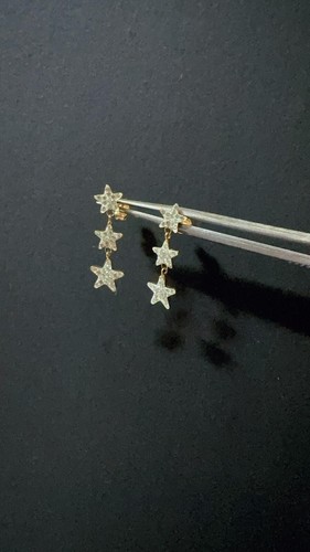Orecchini pendenti con stelle - pendenti,