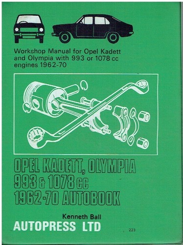 Opel kadett olympia - kadett, 1.0