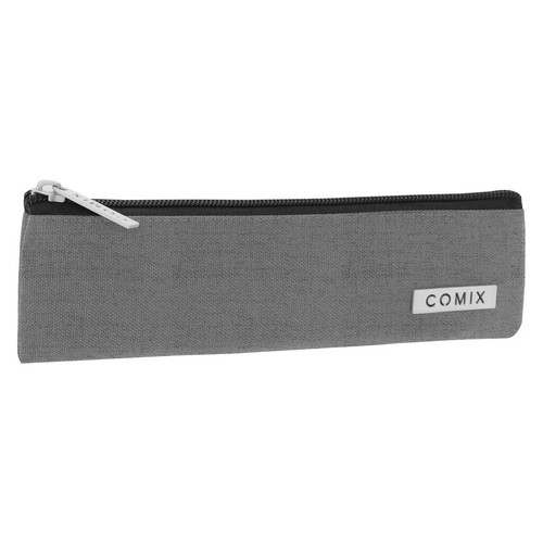 Astuccio penne comix grigio - astuccio,