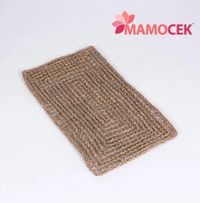 ZERBINO Corda erba rettangolare naturale 35x60 ingresso tappeto da decorare