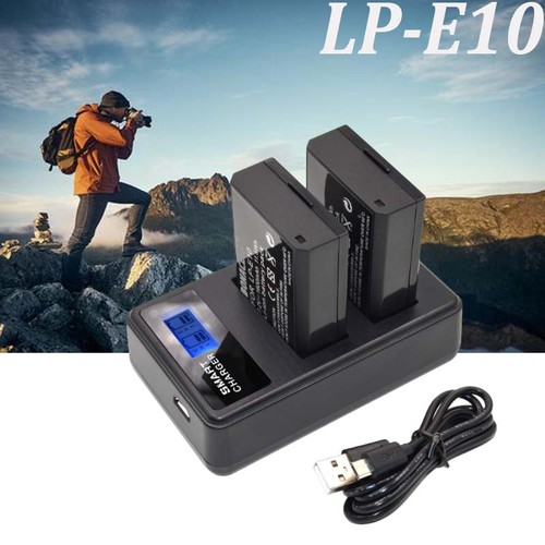 Batteria e10 per canon - 2x,