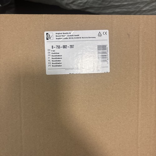 Gruppo ventilatore worcester - ventilatore,