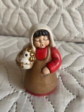 THUN Donna Con Gallo Gallina Del presepe classico Rosso