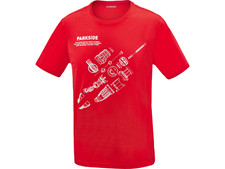 T-shirt rossa Lidl Parkside