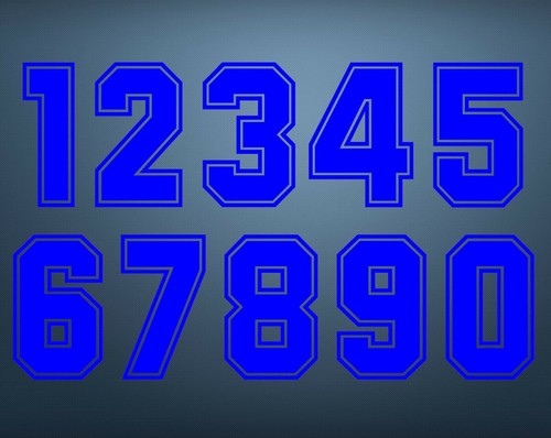 Numeri per maglia - maglia, calcio