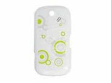 COVER BATTERIA ORIGINALE Samsung CorbyTXT GT-B3210 porta BIANCO telefono design grafica