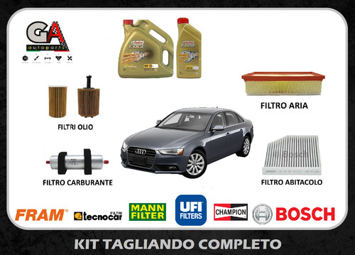 Kit tagliando audi - audi, 8k
