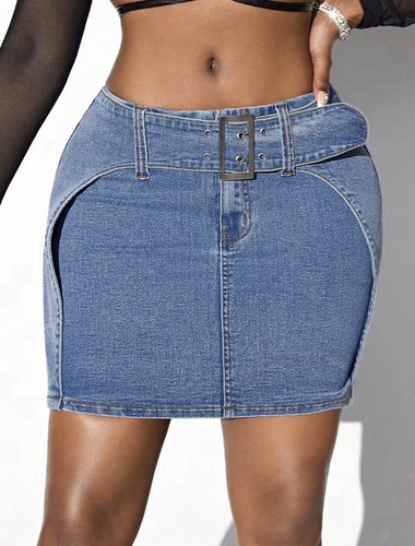 Mini denim sexy elastico
