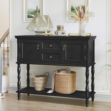 Tavolo consolle nero vintage