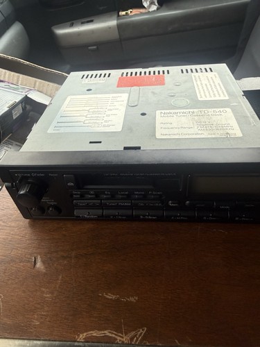 Sintonizzatore nakamichi - sintonizzatore,