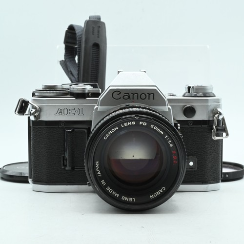 Canon argento con fd 50 - ae-1,
