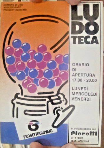 Cartolina ludoteca jesi - cartolina, ancona