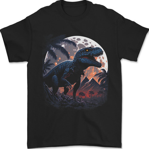 Rex davanti alla luna - un,