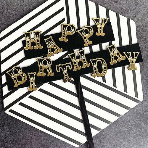Cake topper doppio strato