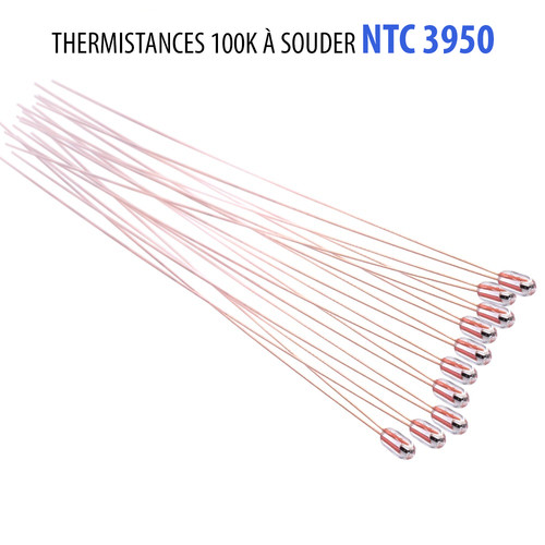 100k ohm ntc 3950 thermistor - 100k,