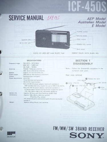 Manuale servizio sony - di,