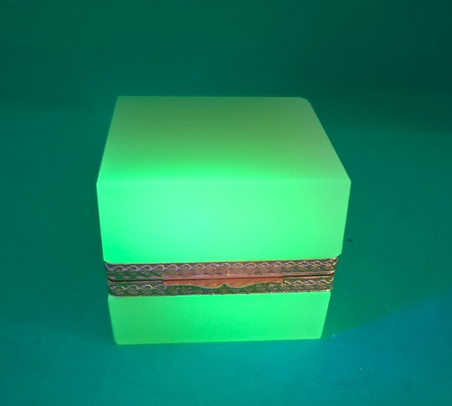 Scatola ottone vetro vaselina