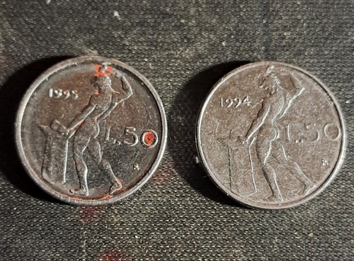 Moneta lire micro del - 50,