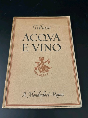 Trilussa acqua vino prima - vino,